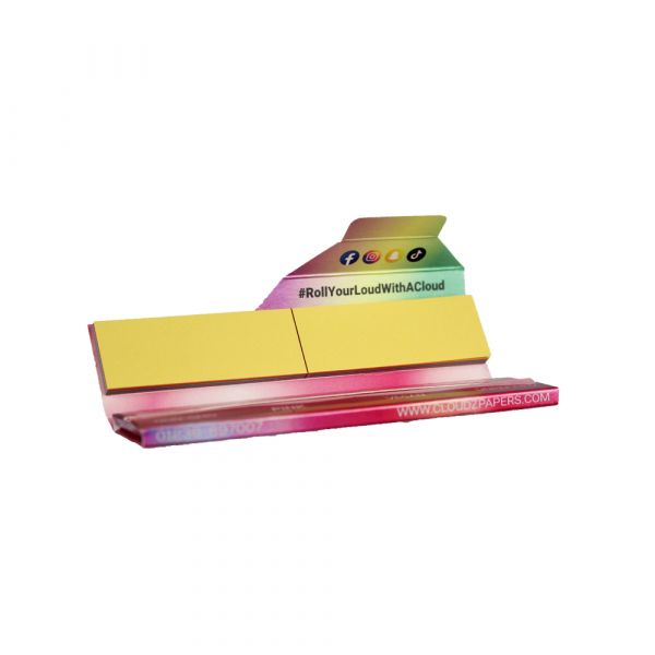 Cloudz Pink Kingsize Rolling Paper with Tips - Everyday Smoking