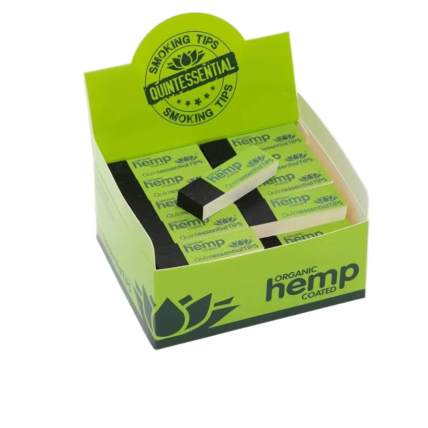 Quintessential Organic Hemp Coated Rolling Tips - Everyday Smoking