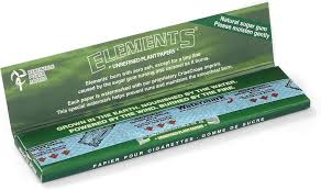 Elements Green Unrefined Kingsize Rolling Papers - Everyday Smoking