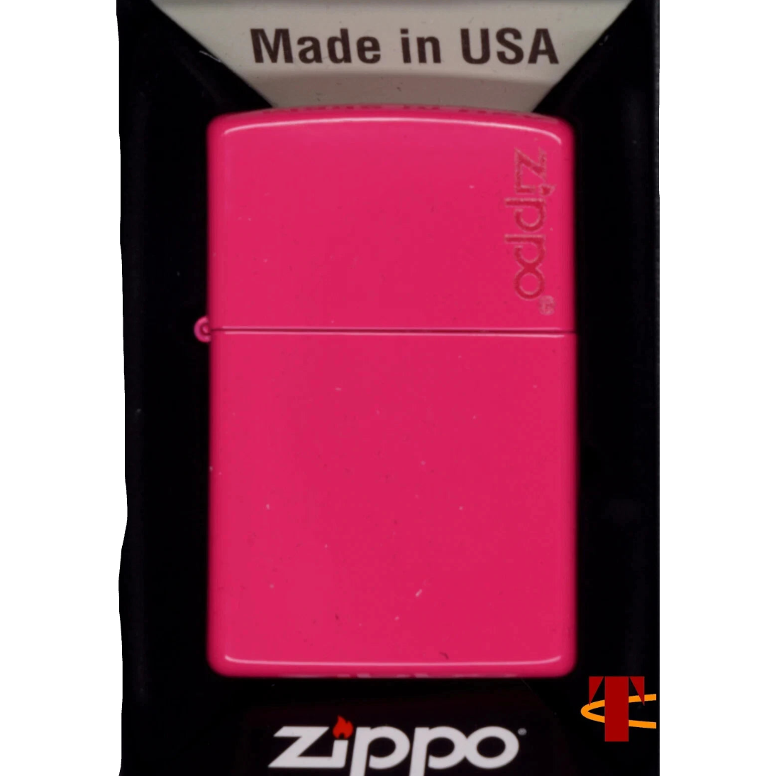 Pink Matte Metal Refillable Windproof Lighter - Everyday Smoking