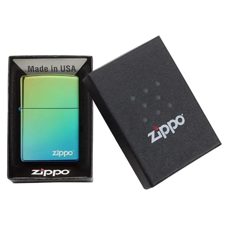 Zippo Iridescent Chrome Windproof Lighter - Everyday Smoking