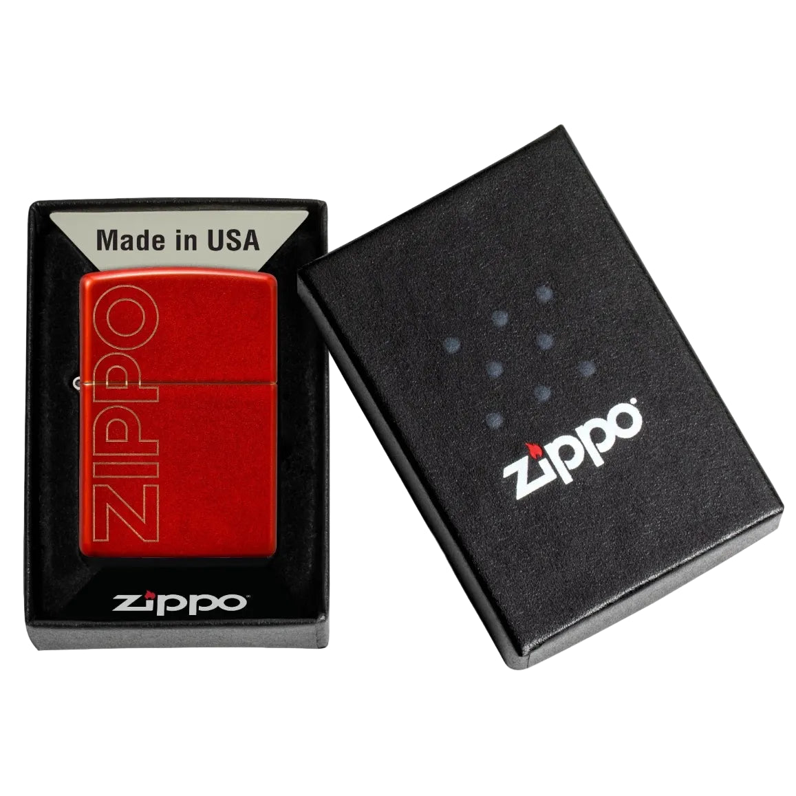 Zippo Red Matte Windproof Lighter - Everyday Smoking