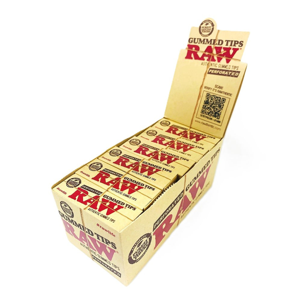 Raw Perforated Gummed Tips - Everyday Smoking