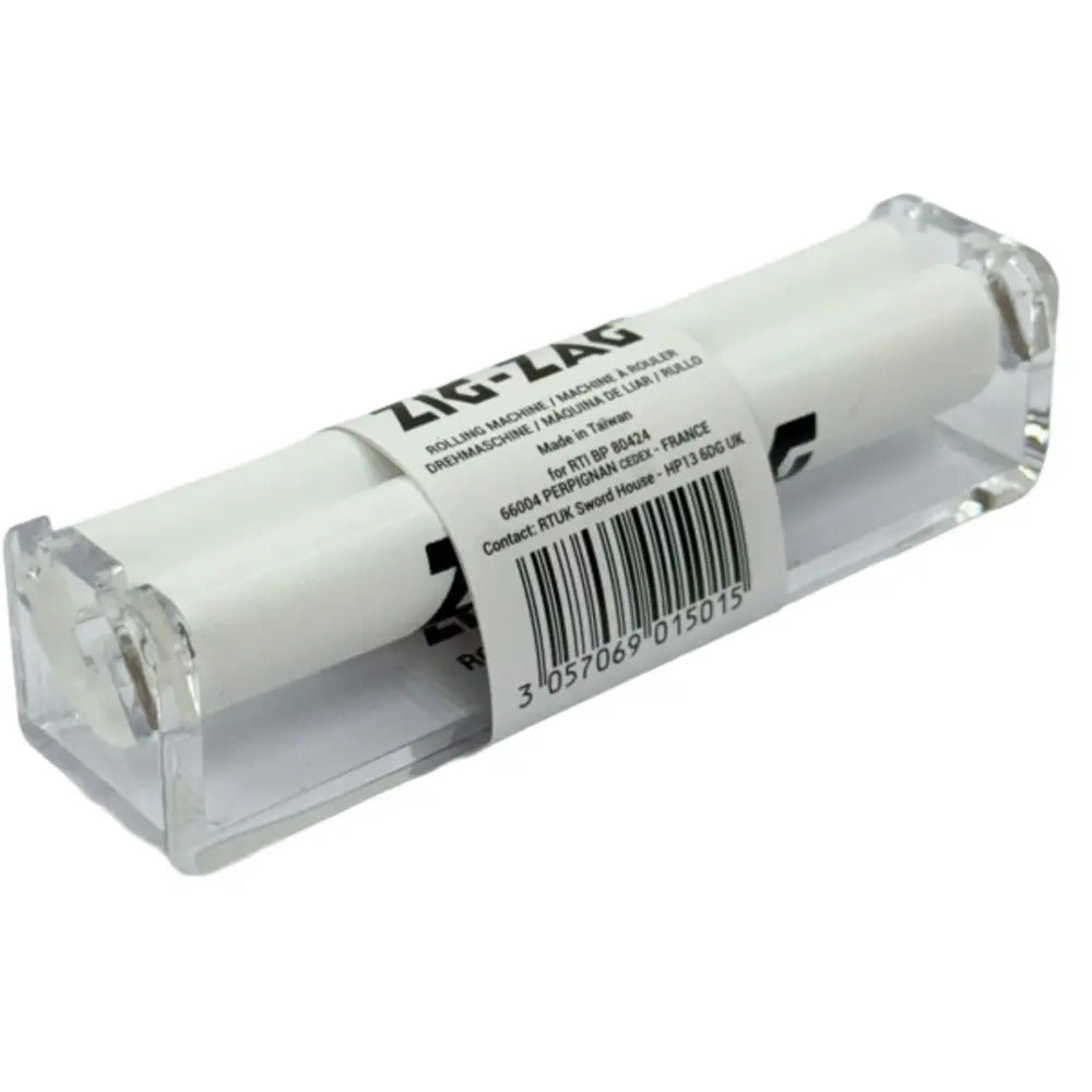 Zig-Zag kingsize rolling machine clear plastic hand roller