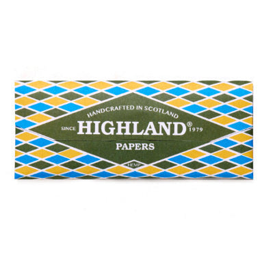 Highland Natural Kingsize Rolling Papers with Tips - Everyday Smoking 