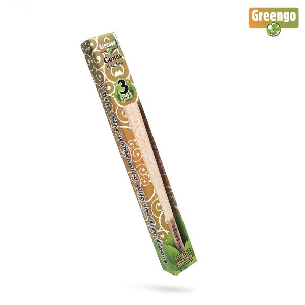 Greengo 3 Pre Rolled Kingsize Cones - Everyday Smoking 