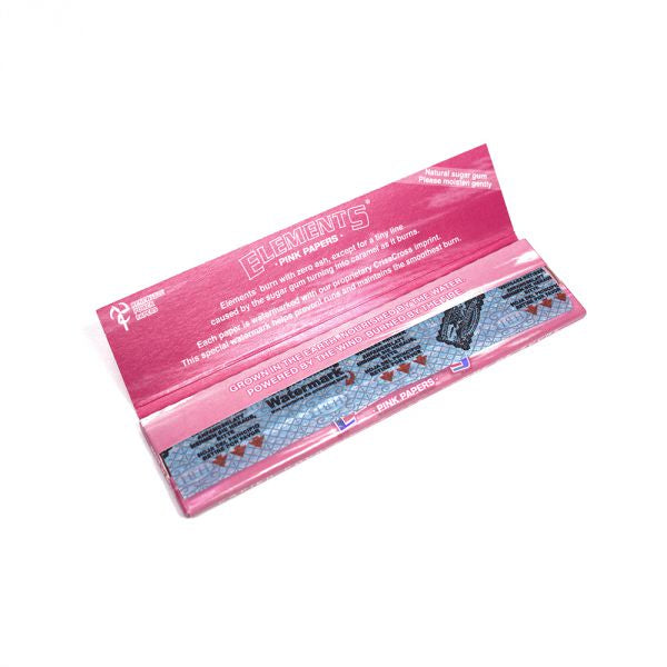 Elements Pink Kingsize Rolling Papers - Everyday Smoking 