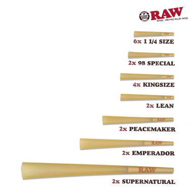 Raw 20 Stage RAWKET Launcher Pre Rolled Cones - Everyday Smoking 