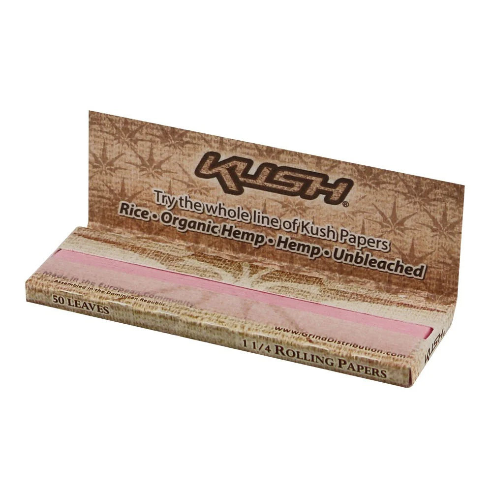 Kush Pink Hemp Kingsize Rolling Papers - Everyday Smoking 