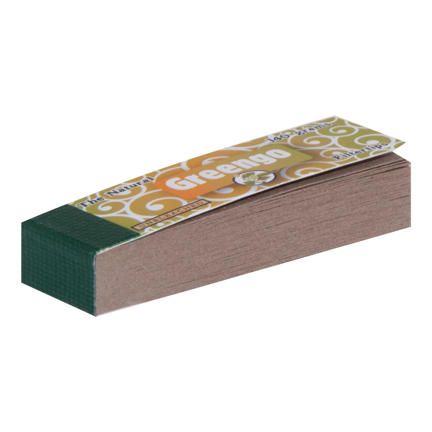 Greengo Natural Unbleached Rolling Tips - Everyday Smoking 