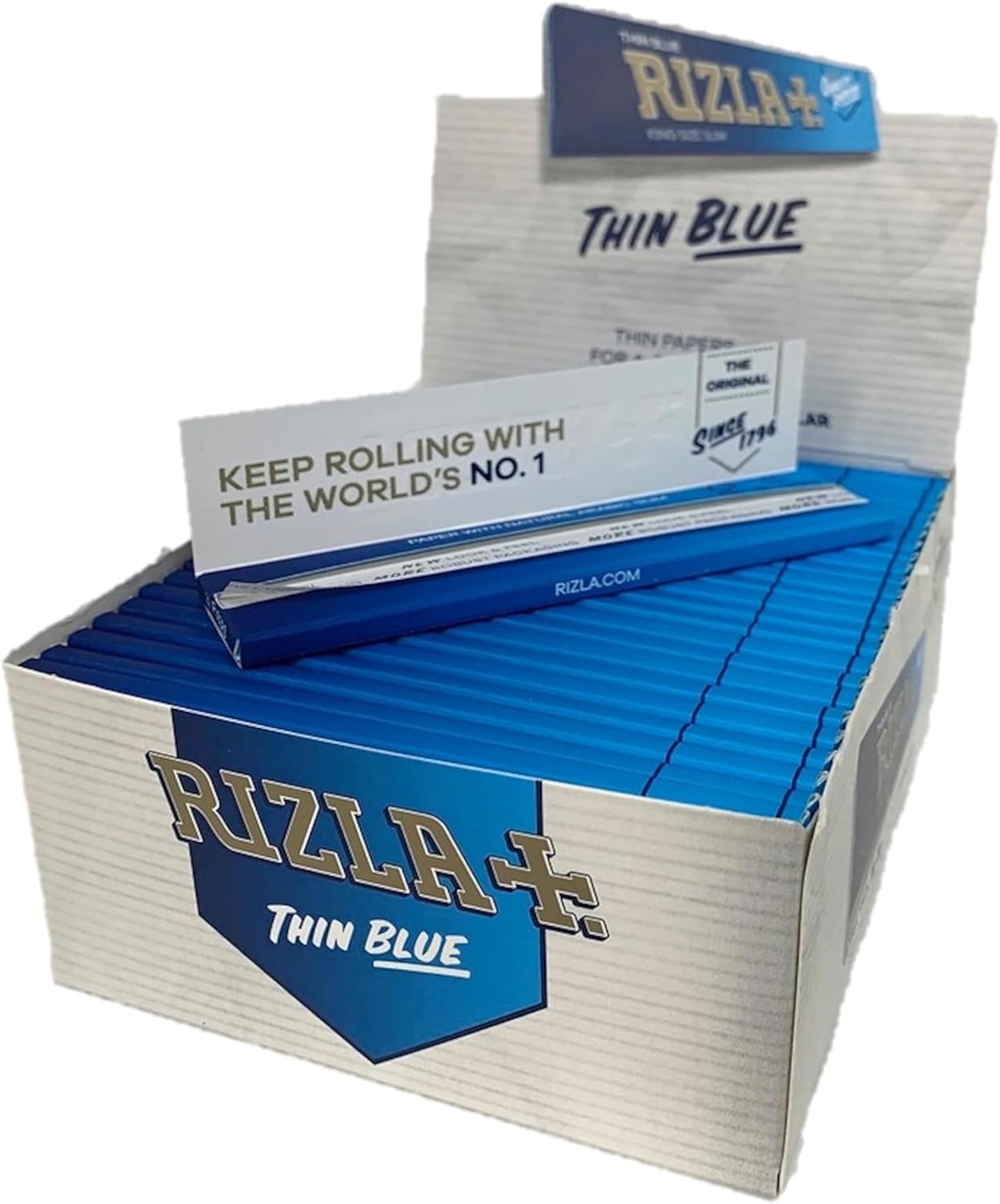 Rizla Thin Blue Kingsize Slim Rolling Papers - Everyday Smoking 