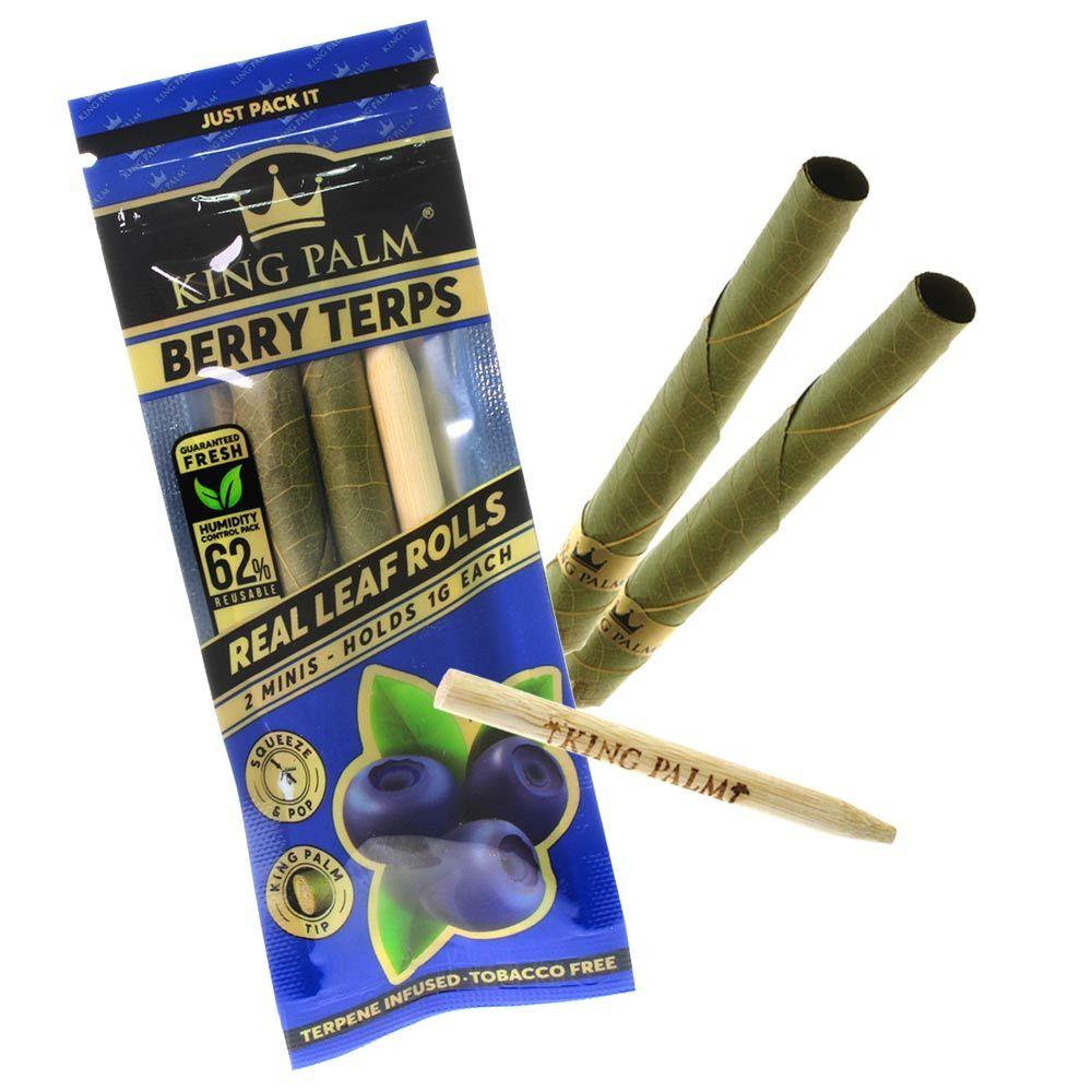 King Palm "Berry Terps" Real Leaf Blunt Wraps - Everyday Smoking 