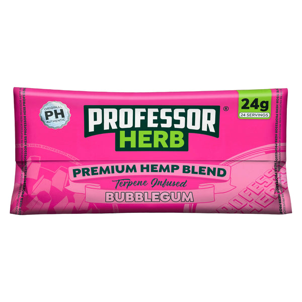 Professor Herb Premium Hemp Blend Bubblegum 24g – Terpene Infused