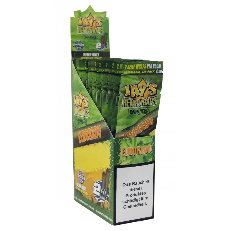 Juicy Jay "Eldorado" Enhanced Hemp Wraps - Everyday Smoking 