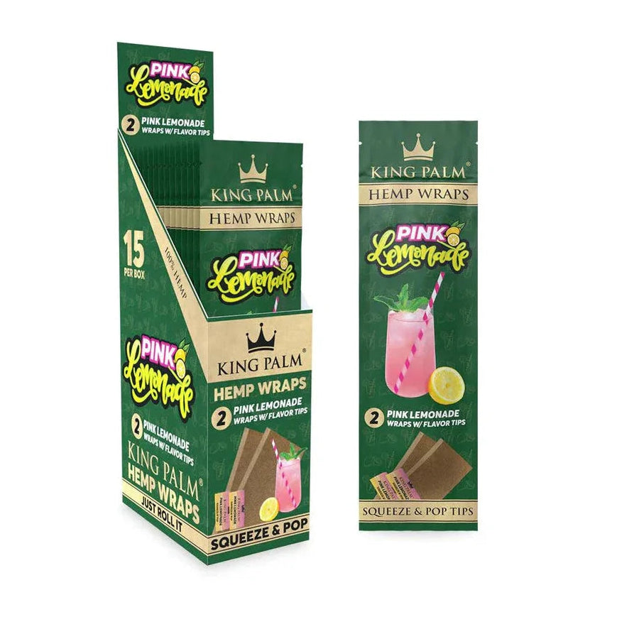 King Palm "Pink Lemonade" Hemp Wraps - Everyday Smoking 