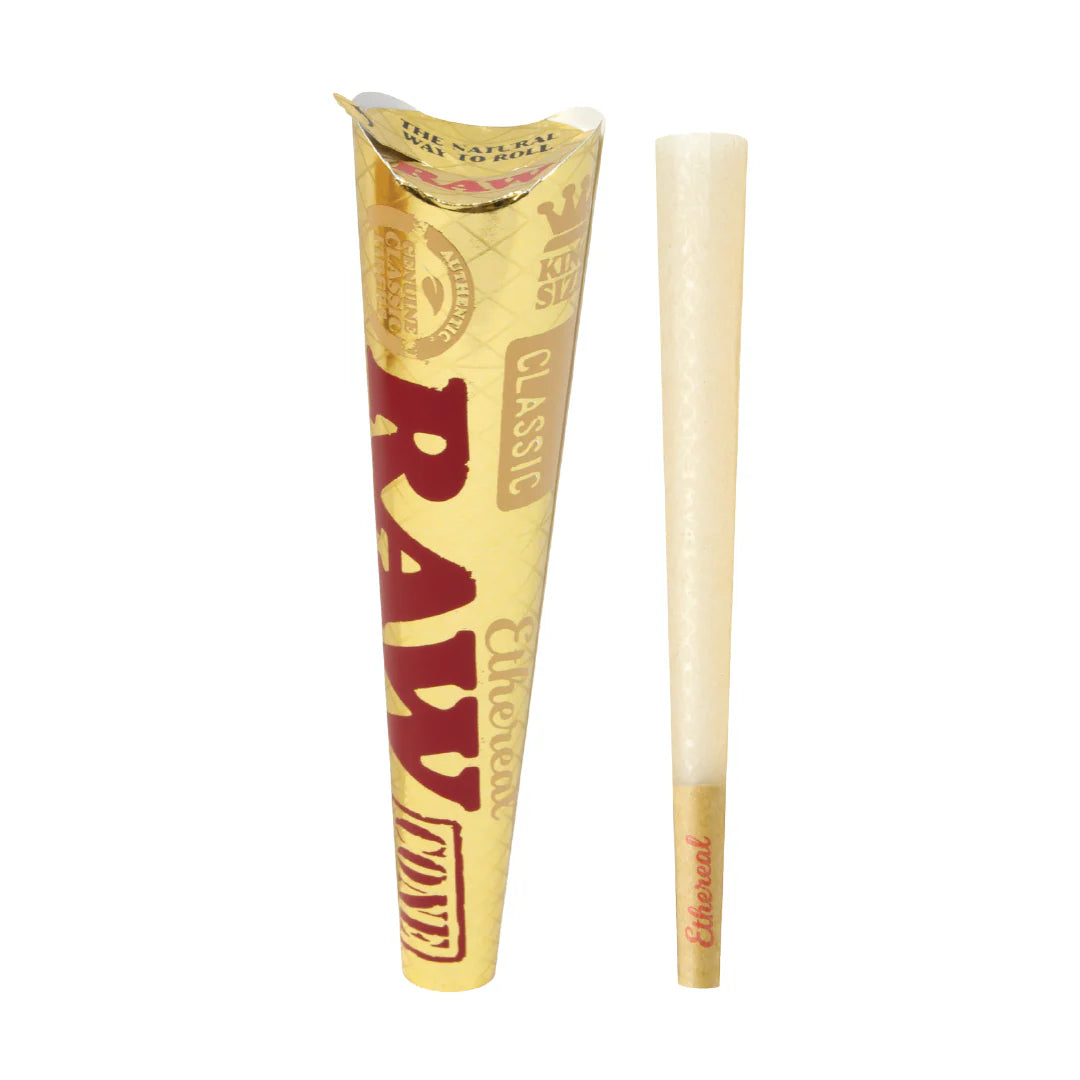 Raw Gold Ethereal Pack of 3 Pre Rolled Cones - Everyday Smoking 