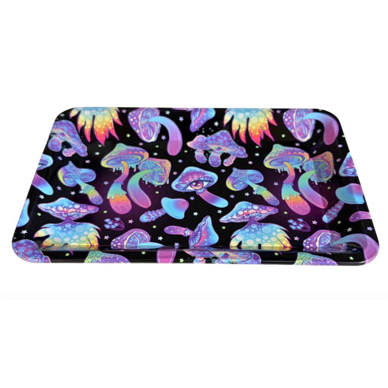Mushroom Pattern Small Rolling Tray - Everyday Smoking 