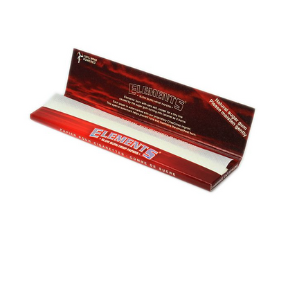 Elements Red Slow Burn Hemp Kingsize Rolling Papers - Everyday Smoking 