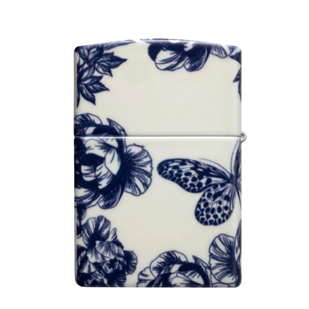 Zippo Floral Skull Glow in the Dark Windproof Lighter - Everyday Smoking 