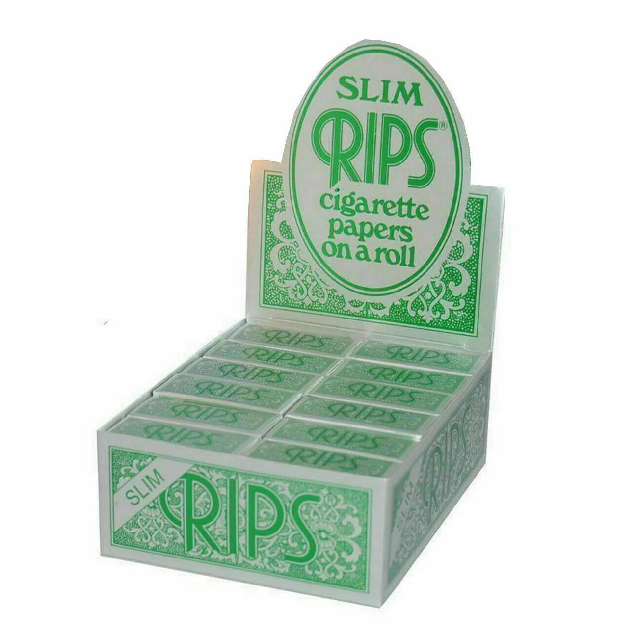 Rips Green 5 Meter Slim Rolls - Everyday Smoking 