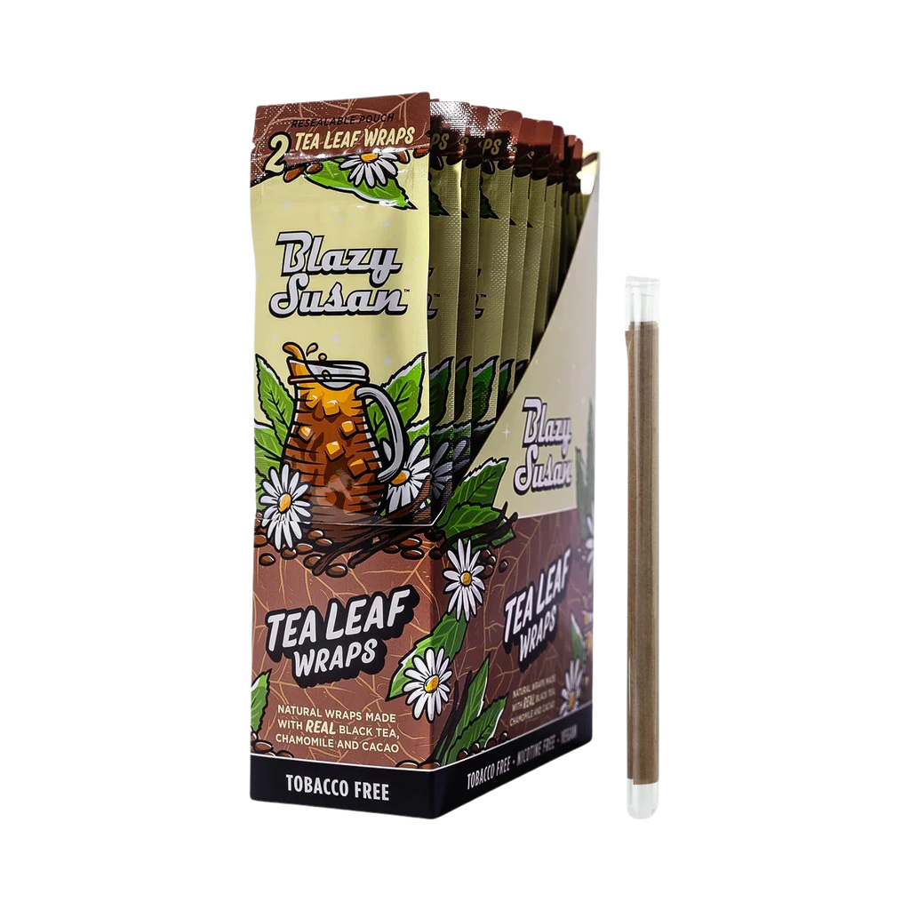Blazy Susan "Tea Leaf" Hemp Wraps - Everyday Smoking 