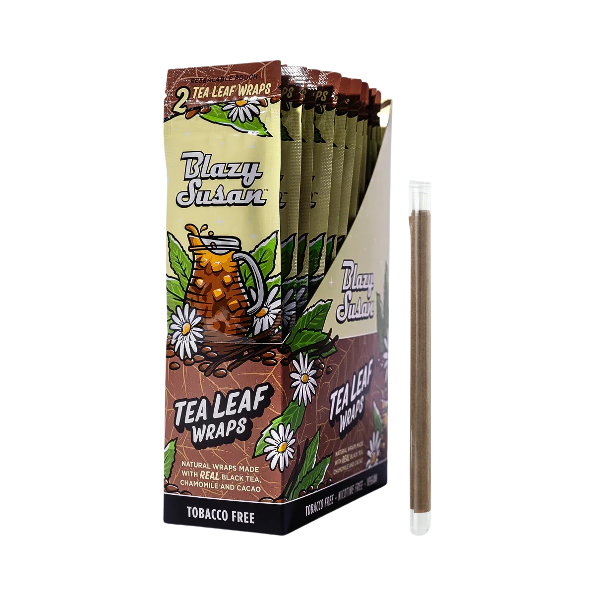 Blazy Susan "Tea Leaf" Hemp Wraps - Everyday Smoking 