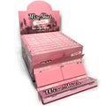 Wise Skies Pink Kingsize rolling papers with filter tips pink paper