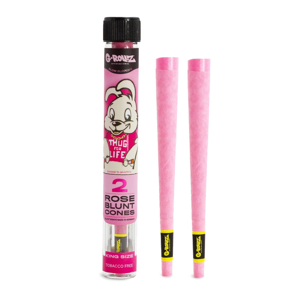 G Rollz Banksy's Graffiti Rose Blunt Cones - Everyday Smoking 
