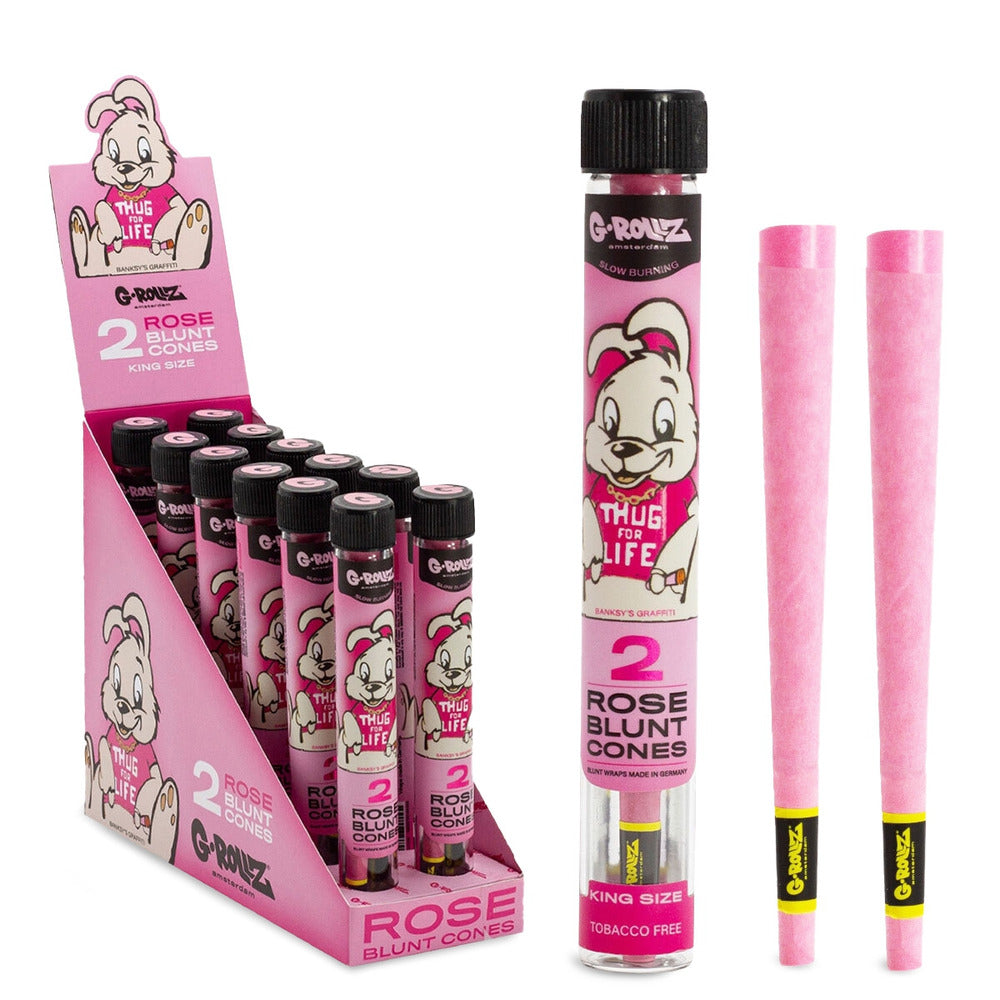 G Rollz Banksy's Graffiti Rose Blunt Cones - Everyday Smoking 
