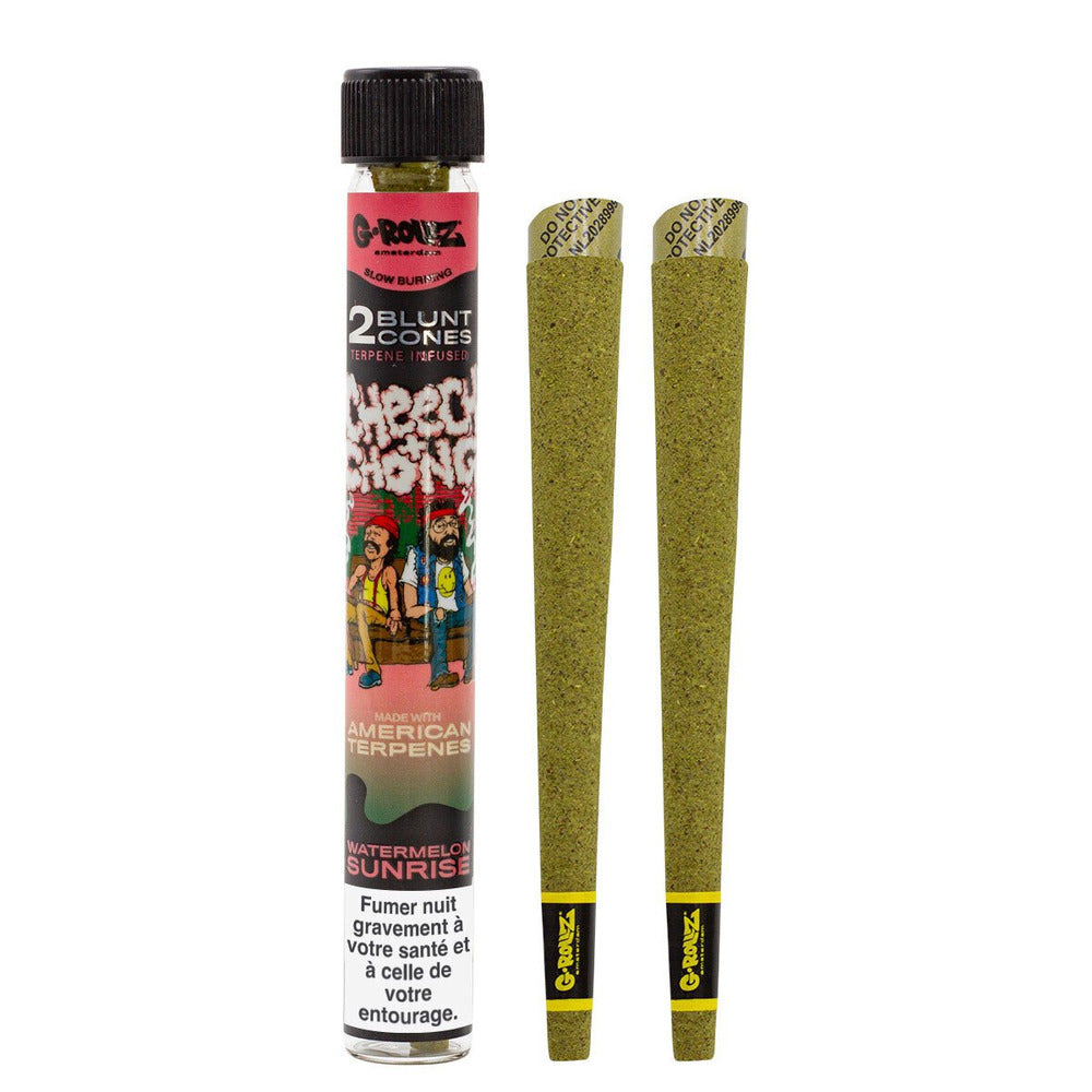 G Rollz Cheech & Chong "Watermelon Sunrise" Terpene Infused Blunt Cones - Everyday Smoking 