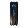 Cookies blue triple joint holder black plastic case for three king size slim cones
