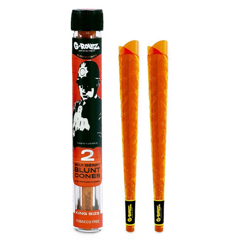 G Rollz Banksy's Graffiti "Goji Berry" Blunt Cones - Everyday Smoking 