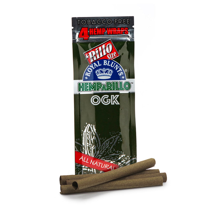 Hemparillo Royal Blunts OGK rillo size hemp wraps pack
