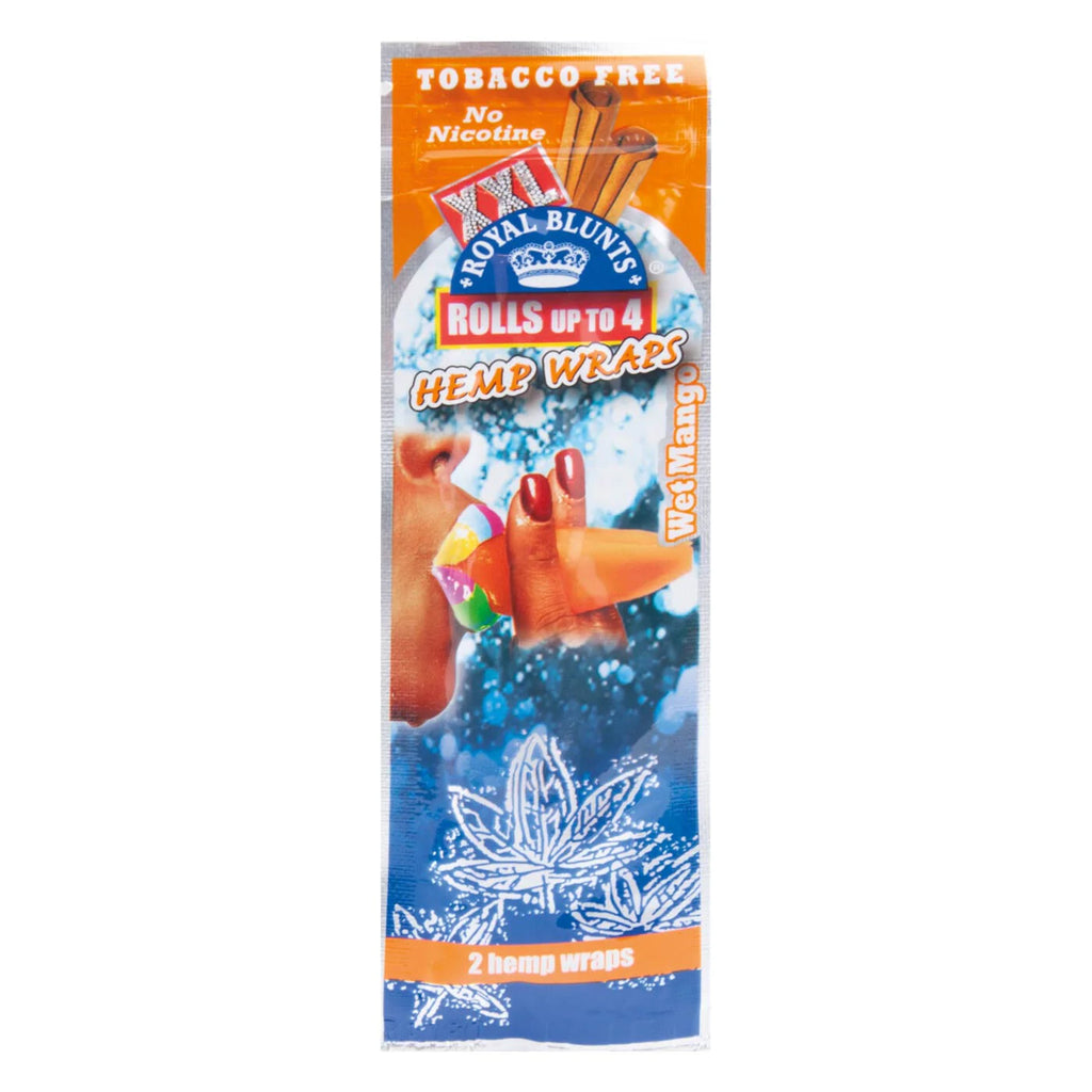 Hemparillo Royal Blunts Wet Mango XXL hemp wraps made from organic European hemp