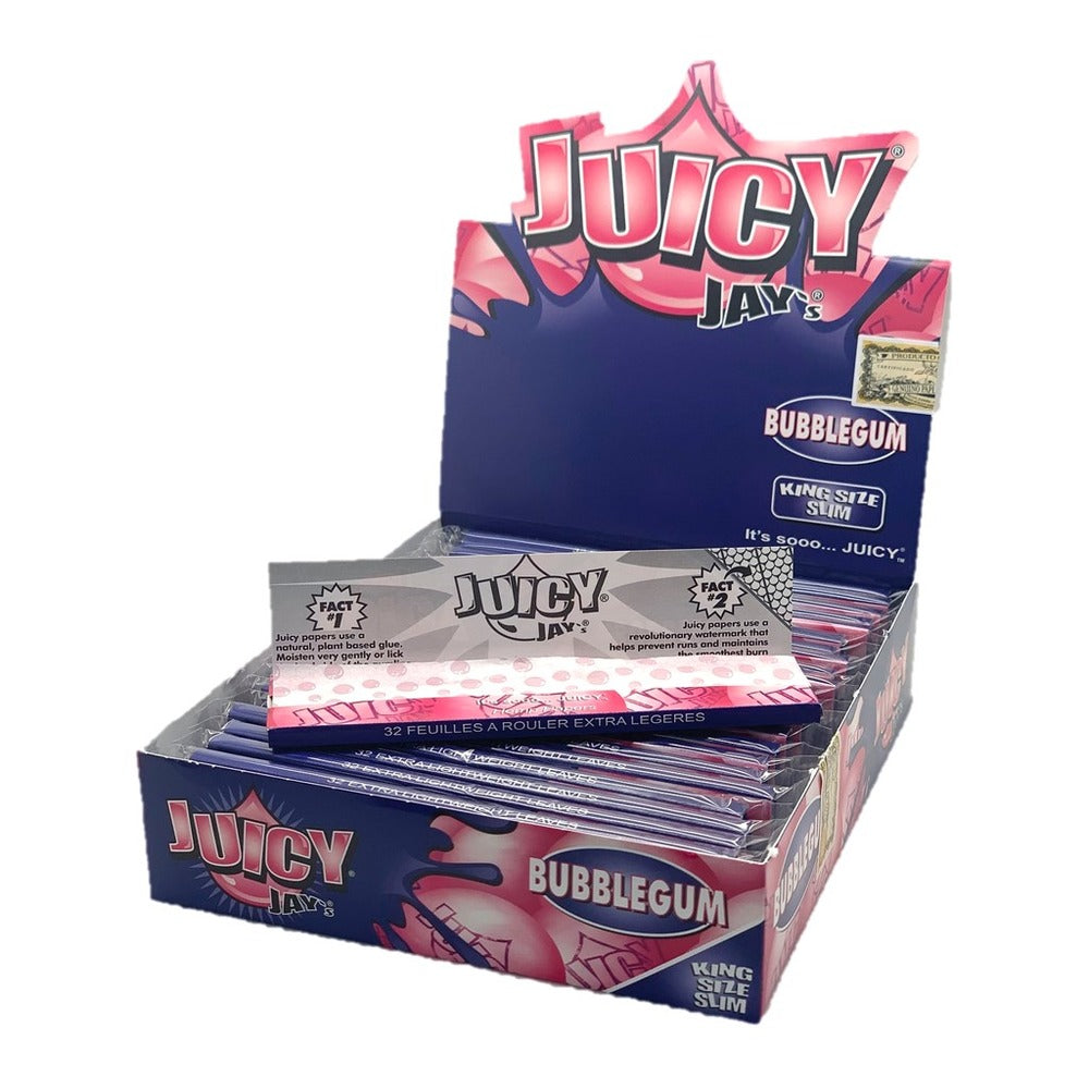 Juicy Jay Bubblegum Kingsize Rolling Paper - Everyday Smoking 