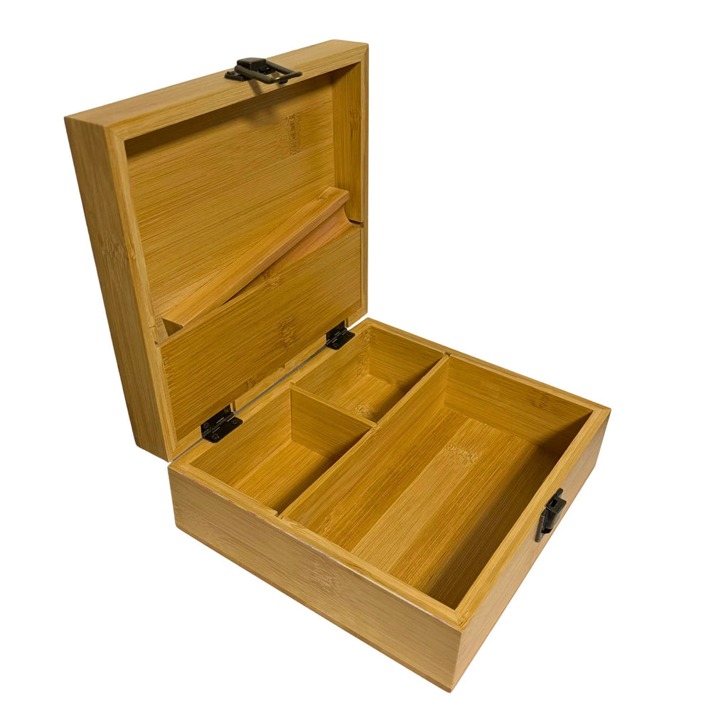 Rick & Morty Large Wooden Rolling Box - Everyday Smoking 