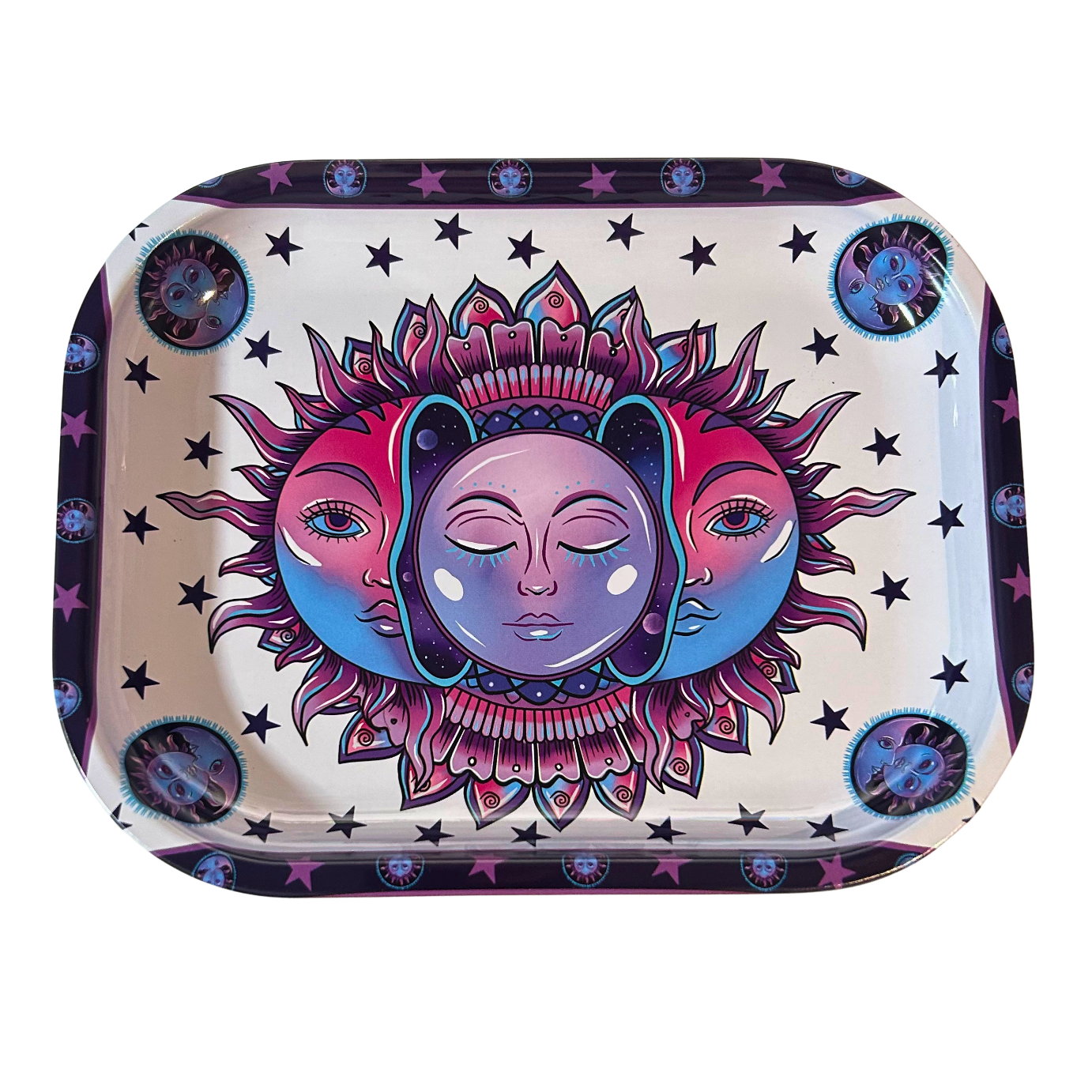 Wise Skies Hippie Small Rolling Tray - Everyday Smoking 