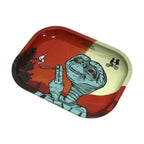 Smoking Alien Small Rolling Tray - Everyday Smoking 