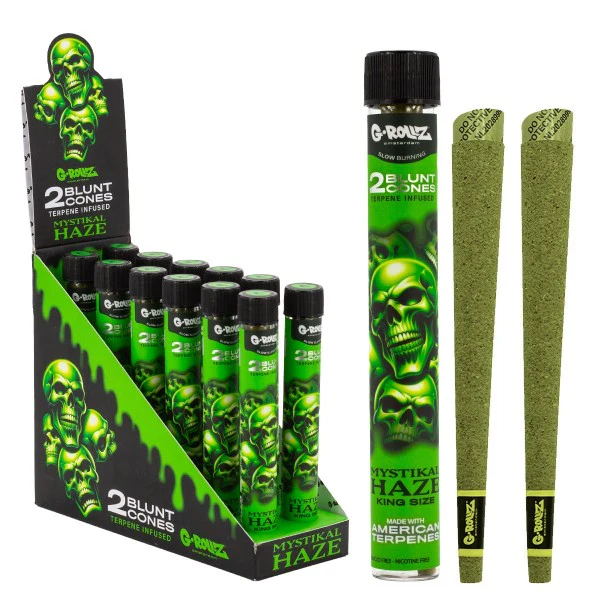 G Rollz Mystikal Haze Terpene Infused Blunt Cones - Everyday Smoking 
