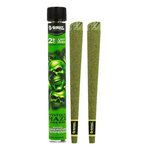 G Rollz Mystikal Haze Terpene Infused Blunt Cones - Everyday Smoking 