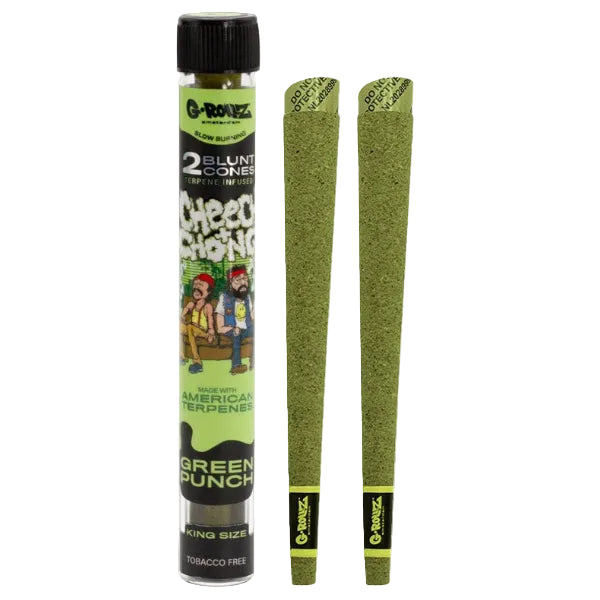 G Rollz Cheech & Chong "Green Punch" Terpene Infused Blunt Cones - Everyday Smoking 