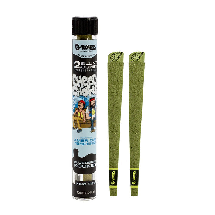 G Rollz Cheech & Chong "Blueberry Kookies" Terpene Infused Blunt Cones - Everyday Smoking 