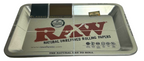 Raw Silver Square Small Rolling Tray - Everyday Smoking 