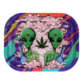 Outta This World Alien Small Rolling Tray - Everyday Smoking 