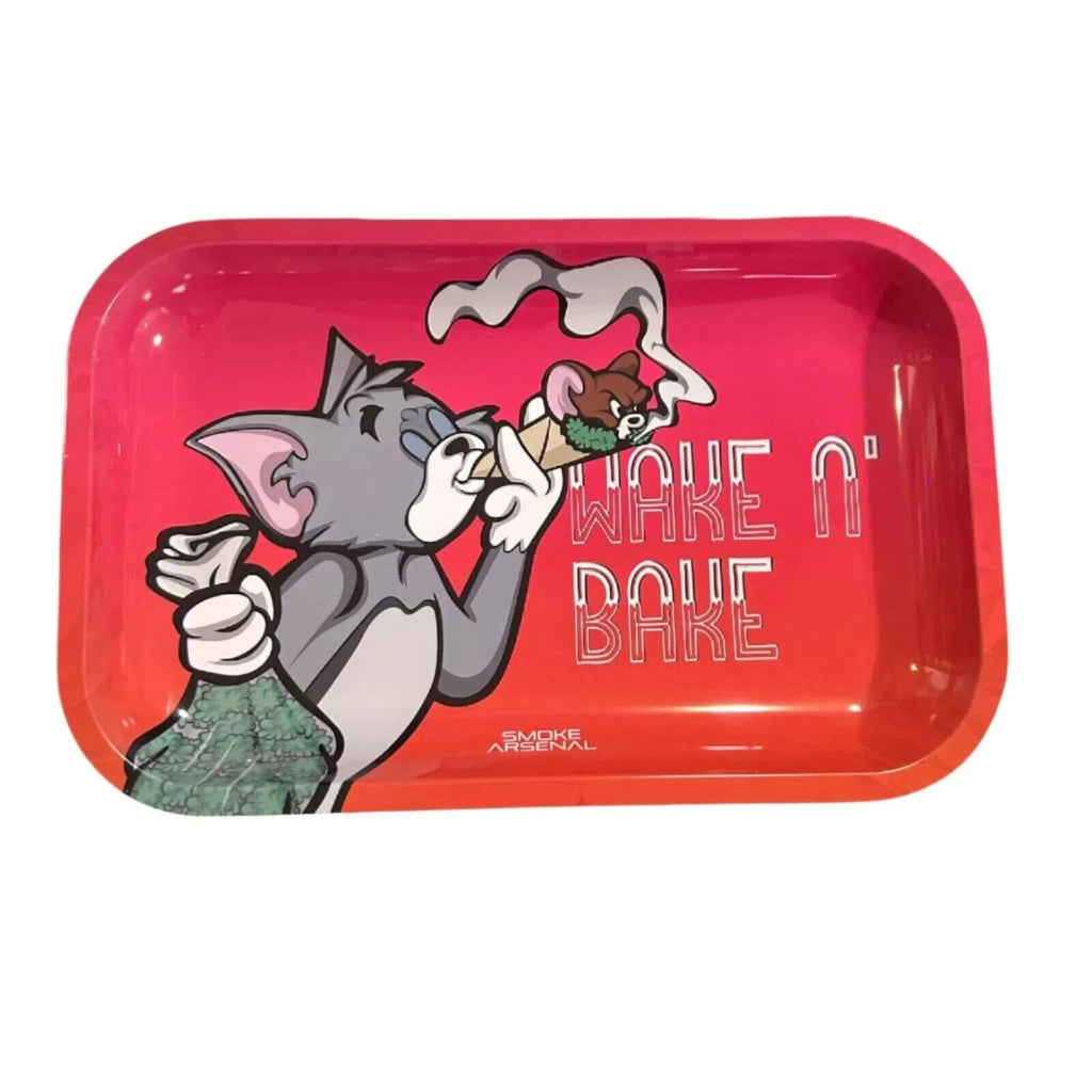 Tom & Jerry "Wake N Bake" Medium Rolling Tray - Everyday Smoking 