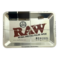 Raw Silver Square Small Rolling Tray - Everyday Smoking 