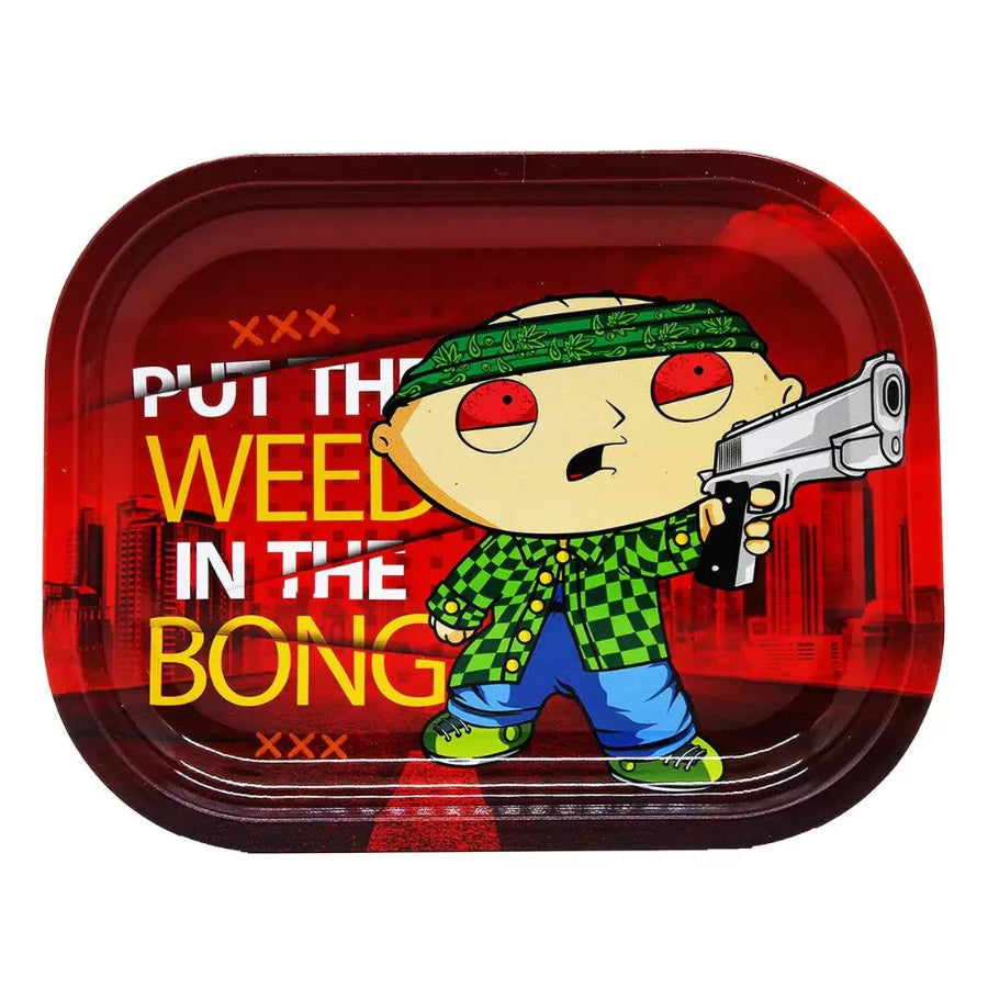 Family Guy Stewie Small Rolling Tray - Everyday Smoking 