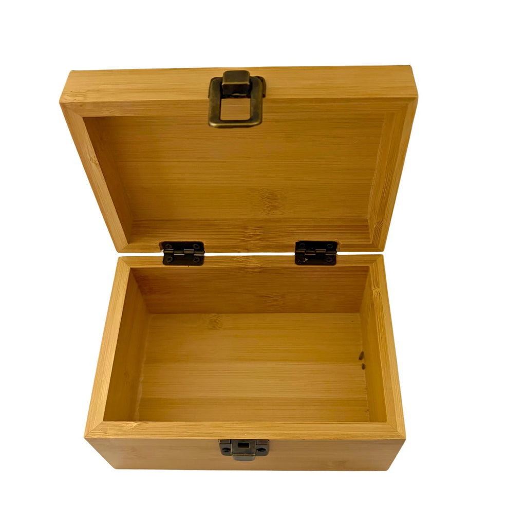 Psychedelic Skull Small Wooden Rolling Box - Everyday Smoking 