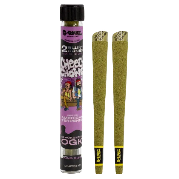 G Rollz Cheech & Chong "Blackberry OGK" Terpene Infused Blunt Cones - Everyday Smoking 