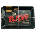 Raw Black Square Small Rolling Tray - Everyday Smoking 